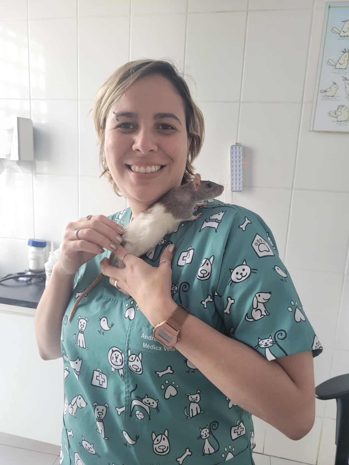 Veterinaria Dr. Andressa antendendo um Twister